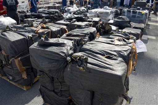 Coast Guard cutter arrives in US with 14 tons of&nbsp;cocaine