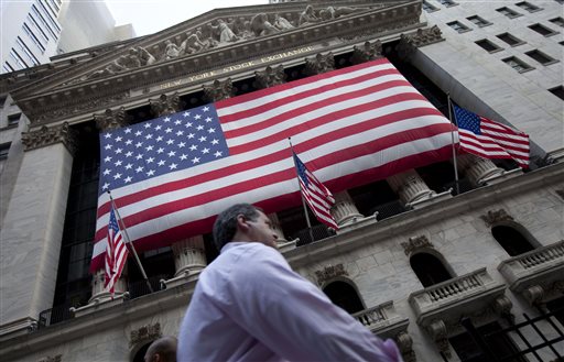 US stock market gains in midday&nbsp;trading