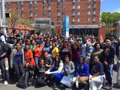 Coppin State student-athletes lend helping&nbsp;hand