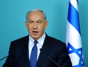 Israel's Prime Minister Benjamin Netanyahu makes statements during a press conference at the prime minister's office in Jerusalem, Wednesday, April 1, 2015. (AP Photo/Debbie Hill, Pool)