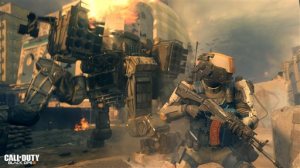 This image released by Activision shows a scene from "Call of Duty: Black Ops 3," the third installment in Treyarchs military shooter saga, scheduled for release Nov. 6.