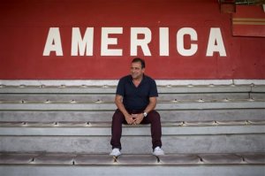Former FIFA referee Wagner Tardelli poses for a photo at the America Football club on the outskirts of Rio de Janeiro, Brazil, Friday, May 29, 2015. The 100-year-old club is $20 million in debt, said Tardelli, head of soccer administration at the club. Tardelli was a referee until he was pulled off a key match in 2008 by Marco Polo Del Nero, now the CBF president. Del Nero accused Tardelli of match-fixing. Tardelli sued Del Nero and won his case, but the scandal ruined his career. He said he'd like to see Del Nero "arrested and put in jail." (AP Photo/Felipe Dana)