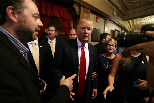 Donald Trump says he has no regrets about ’16 kickoff&nbsp;speech
