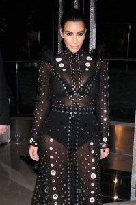 Kim Kardashian attends the 2015 CFDA Fashion Awards at Alice Tully Hall on Monday, June 1, 2015, in New York. (Photo by Charles Sykes/Invision/AP)