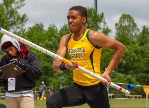 Spartan Pole Vaulter Willard Ward