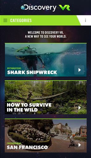Sharks, skateboards, survival debut on Discovery VR&nbsp;network