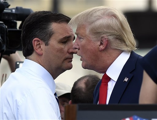 Trump, Cruz pair up against Iran deal at Capitol&nbsp;rally
