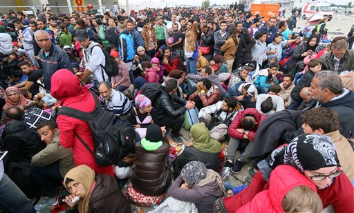 Migrants marching toward Vienna swelled into a&nbsp;torrent