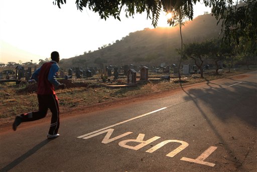 In Zimbabwe, a cemetery has become an exercise&nbsp;hotspot