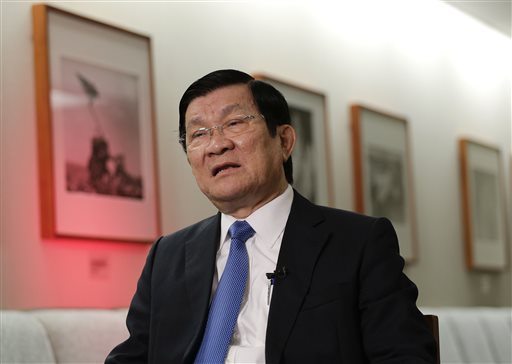 Vietnam leader: China island work violates international&nbsp;law