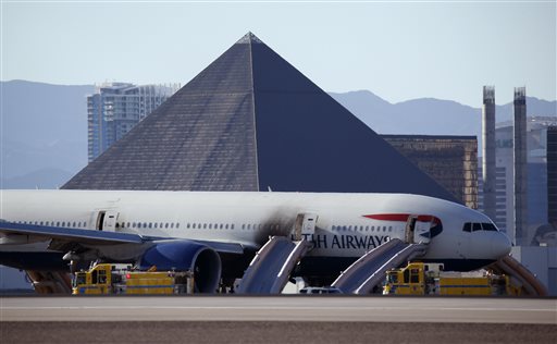 Vegas plane fire passengers escaped with lives _ and&nbsp;bags