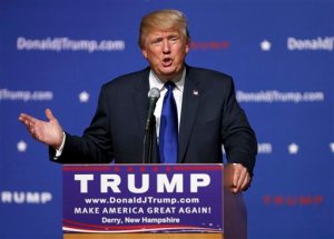 FILE - In this Aug. 19, 2015 file photo, Republican presidential candidate businessman Donald Trump speaks in Derry, N.H. Trump sells himself as a bold empire builder, the kind of businessman who could force through big changes in Washington as president. Yet for all his bravado: Ive done an amazing job, the Republican White House hopeful boasted during his announcement speech _ a review of the billionaires financial filings and recent deals suggests hes no swashbuckler. (AP Photo/Mary Schwalm, File)