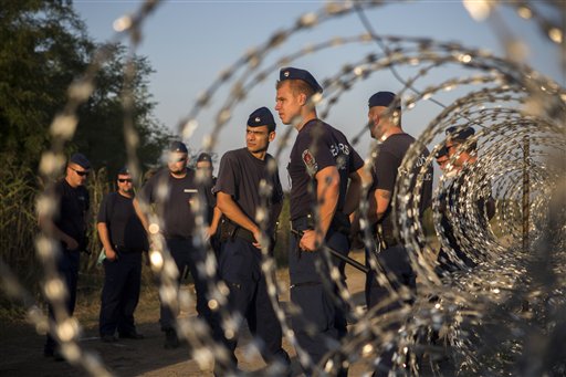 Migrant tempers fray as Hungary blocks trains for 2nd&nbsp;day