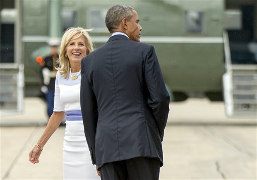 Jill Biden under klieg lights as she fronts for&nbsp;Obama