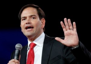 FILE - In this Aug. 22, 2015 file photo, Republican presidential candidate, Sen. Marco Rubio, R-Fla. speaks in Columbus. Rubio says the U.S. doesnt need a federal Education Department.The Florida senator spoke at a town hall meeting of about 200 people on Tuesday in Carson City. Hes on a multi-stop tour of northern Nevada. (AP Photo/Paul Vernon, File)