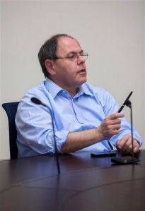 In this Dec. 21, 2009 photo, former Chairman of the Yesha Council Dani Dayan, speaks, during a meeting at the Knesset, Israel's parliament in Jerusalem. In a landmark test case for Israel, the appointment of Dayan as its next ambassador to Brazil is suddenly in trouble due to his ties to the West Bank settlement movement. Brazil has reportedly expressed objections to the appointment of Dayan, raising questions about when or even if he will take up the post. The affair has threatened to embarrass Prime Minister Benjamin Netanyahu, who chose Dayan for the job, and reflects growing international impatience over continued Israeli settlement construction on occupied lands claimed by the Palestinians. (AP Photo/Olivier Fitoussi)