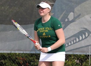 Gordeeva, Cvjetkovic Go Undefeated for Spartan Women at CNU Invite (photo courtesy of NSUSpartans.com)