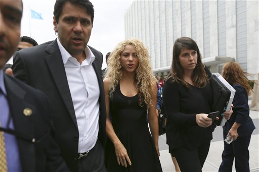 Singer and mom Shakira promotes early childhood&nbsp;development