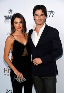 FILE - In this Sept. 18, 2015 file photo, actress Nikki Reed and her husband, actor Ian Somerhalder, pose at the 4th Annual Beyond Hunger: "A Place at the Table" gala in Beverly Hills, Calif. Reed stars in the Fox series "Sleepy Hollow," premiering its third season on Oct. 1. (Photo by Chris Pizzello/Invision/AP, File)