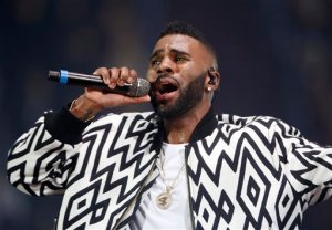 Jason Derulo performs during the MTV European Music Awards in Milan, Italy, Sunday, Oct. 25, 2015. (AP Photo/Luca Bruno)