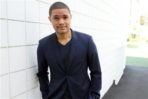 FILE - In this July 29, 2015 file photo, Trevor Noah, host of the new "The Daily Show with Trevor Noah," poses for a portrait in Beverly Hills, Calif. The show will premiere on Monday, Sept. 28, on Comedy Central. (Photo by Matt Sayles/Invision/AP, File)