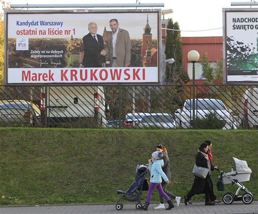 Poland’s Law and Justice party gains majority in&nbsp;parliament