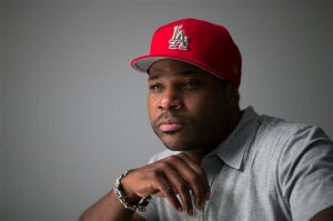 Actor and musician Malcolm-Jamal Warner poses for a portrait Thursday, Oct. 8, 2015, in Los Angeles. Warner, who won his first Grammy earlier this year for his work on Robert Glasper's Jesus Children, is currently promoting his new album, Selfless. He describes the third record with his band Miles Long as funky passionate vulnerability. (Photo by Danny Moloshok/Invision/AP)