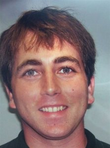 This undated photo provided by the Richland County, S.C.,Sheriff's Office, shows Officer Greg Alia. Alia was fatally shot in the Richland Mall Wednesday, Sept. 30, 2015, in Forest Acres, S.C. Police say a suspect is in custody. (Richland County Sheriff's Office via AP)