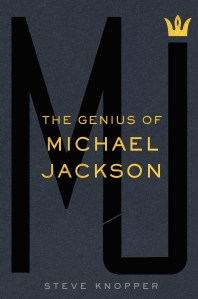 This photo provided by Scribner/Simon & Schuster shows the cover of the book, "MJ: The Genius of Michael Jackson," by author Steve Knopper. (Scribner/Simon & Schuster via AP)