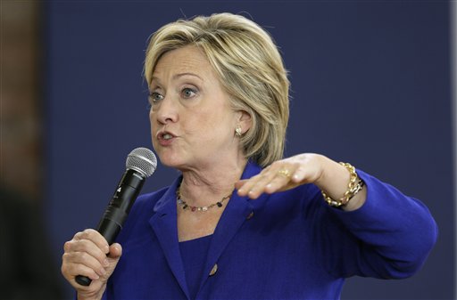 Clinton questions plans for health insurers to&nbsp;merge