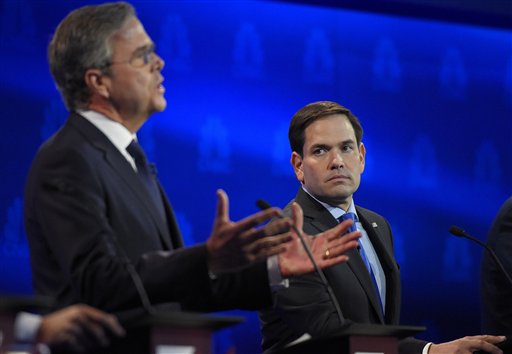 GOP debate takeaways: Rubio-Bush rumble, Trump largely&nbsp;quiet