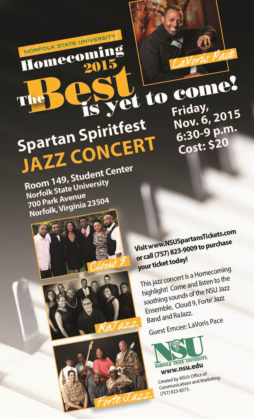 Jazz Concert set for NSU Homecoming&nbsp;festivities