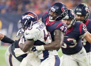 Trail signs with Washington Redskins (photo courtesy of NSUSpartans.com)