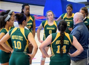 WASHINGTON, D.C. – Khaila Donaldson finished with a match-high 11 kills to lead Howard to a 3-0 win over the Norfolk State volleyball team on Sunday afternoon at Burr Gymnasium. Originally posted on NSUspartans.com | Used with permission