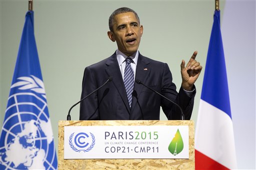Obama: Climate pact an ‘act of defiance’ after Paris&nbsp;attacks