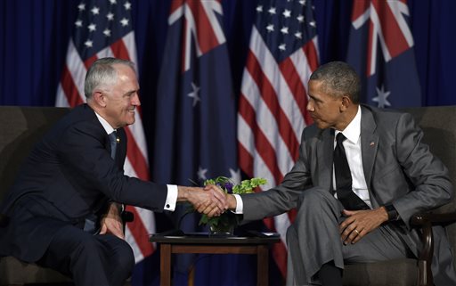 Barack Obama, Malcolm Turnbull