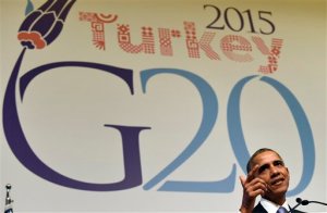 President Barack Obama speaks during a news conference following the G-20 Summit in Antalya, Turkey, Monday, Nov. 16, 2015. (AP Photo/Susan Walsh)