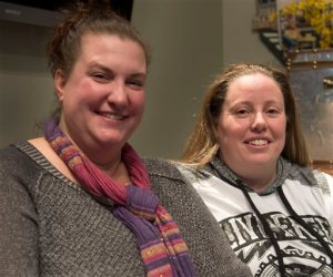 Foster parents April Hoagland and Beckie Peirce are photographed on Wednesday, Nov. 11, 2015 in Salt Lake City.  A judge who ordered that a baby be taken away from April Hoagland and Beckie Peirce, her lesbian foster parents and placed with a heterosexual couple should follow the law and not inject his personal beliefs into the matter, Utah's Republican governor said Thursday, Nov. 12.  (Steve Griffin/The Salt Lake Tribune via AP) DESERET NEWS OUT; LOCAL TELEVISION OUT; MAGS OUT; MANDATORY CREDIT