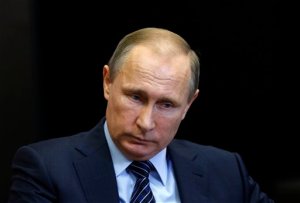 Russian President Vladimir Putin meets with Jordanian King Abdullah II in the Bocharov Ruchei residence in the Black Sea resort of Sochi, Russia, Tuesday, Nov. 24, 2015. Earlier Tuesday Turkey shot down a Russian warplane, claiming it had violated Turkish airspace and ignored repeated warnings. Russia denied that the plane crossed the Syrian border into Turkish skies. "We are looking into the circumstances of the crash of the Russian jet," Russia's Defense Ministry said. "The Ministry of Defense would like to stress that the plane was over the Syrian territory throughout the flight." (Maxim Shipenkov/Pool Photo via AP)