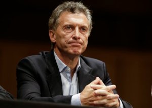 Argentina's President elect Mauricio Macri listens to a question during a press conference in  Buenos Aires, Argentina, Monday, Nov. 23, 2015. Macri won Argentina's runoff election against ruling party candidate Daniel Scioli, putting an end to the era of President Cristina Fernandez, who along with her late husband dominated the country's politics for 12 years. (AP Photo/Ricardo Mazalan)