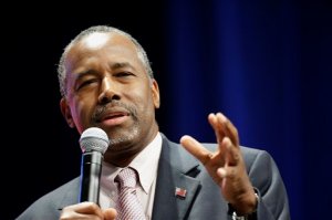 Republican presidential candidate Ben Carson, addresses the Sunshine Summit in Orlando, Fla., Friday, Nov. 13, 2015. (AP Photo/John Raoux)