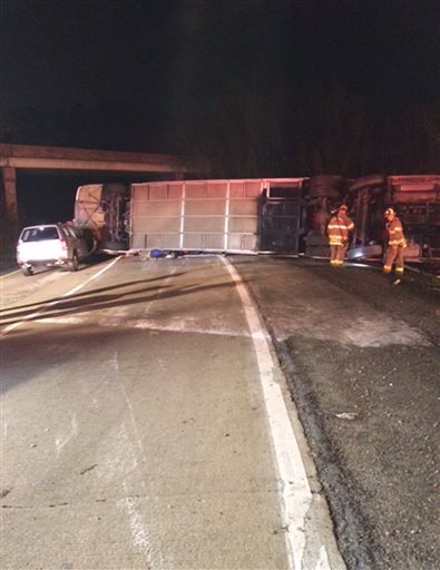 The Latest: Police say speed was a factor in bus&nbsp;crash