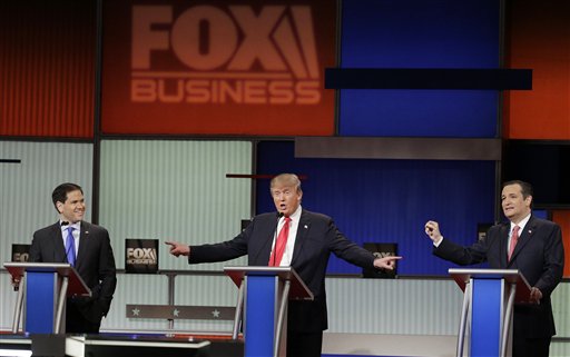 Trump-Cruz rivalry intensifies in rollicking GOP&nbsp;debate
