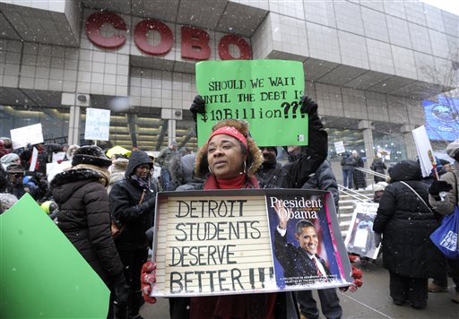 Detroit schools sue to try to stop teacher&nbsp;absences