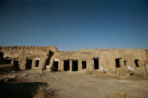 This Nov. 7, 2008, photo shows St. Elijah's Monastery on the outskirts of Mosul, Iraq, about 360 kilometers (225 miles) northwest of Baghdad. St. Elijahs served as a center of the regional Christian community for centuries, attracting worshippers from throughout the region to pray with its priests. (AP Photo/Maya Alleruzzo)