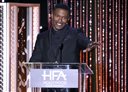 FILE - In this Nov. 1, 2015 file photo, Jamie Foxx presents the Hollywood actor award at the Hollywood Film Awards at the Beverly Hilton Hotel in Beverly Hills, Calif. Foxx has played super villains and antiheroes on screen. The role of super hero he apparently saved for real life. Foxx and the victims father say Tuesday, Jan. 19, 2016, that Foxx and one other hero pulled a man from his burning truck moments before it became engulfed in flames near Foxxs Southern California home. (Photo by Chris Pizzello/Invision/AP, File)