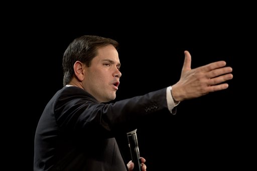 The Latest: McCarthy: GOP race is between Trump and&nbsp;Rubio