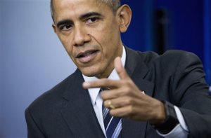 In this Feb. 5, 2016, photo, President Barack Obama speaks about the economy in the Brady Press Briefing Room of the White House in Washington. The main thing to know about Obama's final, $4 trillion budget is it comes on the same day as the New Hampshire primary, ensuring it gets minimal attention with all the focus on the White House contenders.(AP Photo/Pablo Martinez Monsivais)