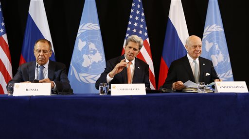 Kerry calls for genuine negotiation on&nbsp;Syria