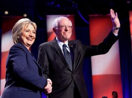 Bernie Sanders, Hillary Clinton